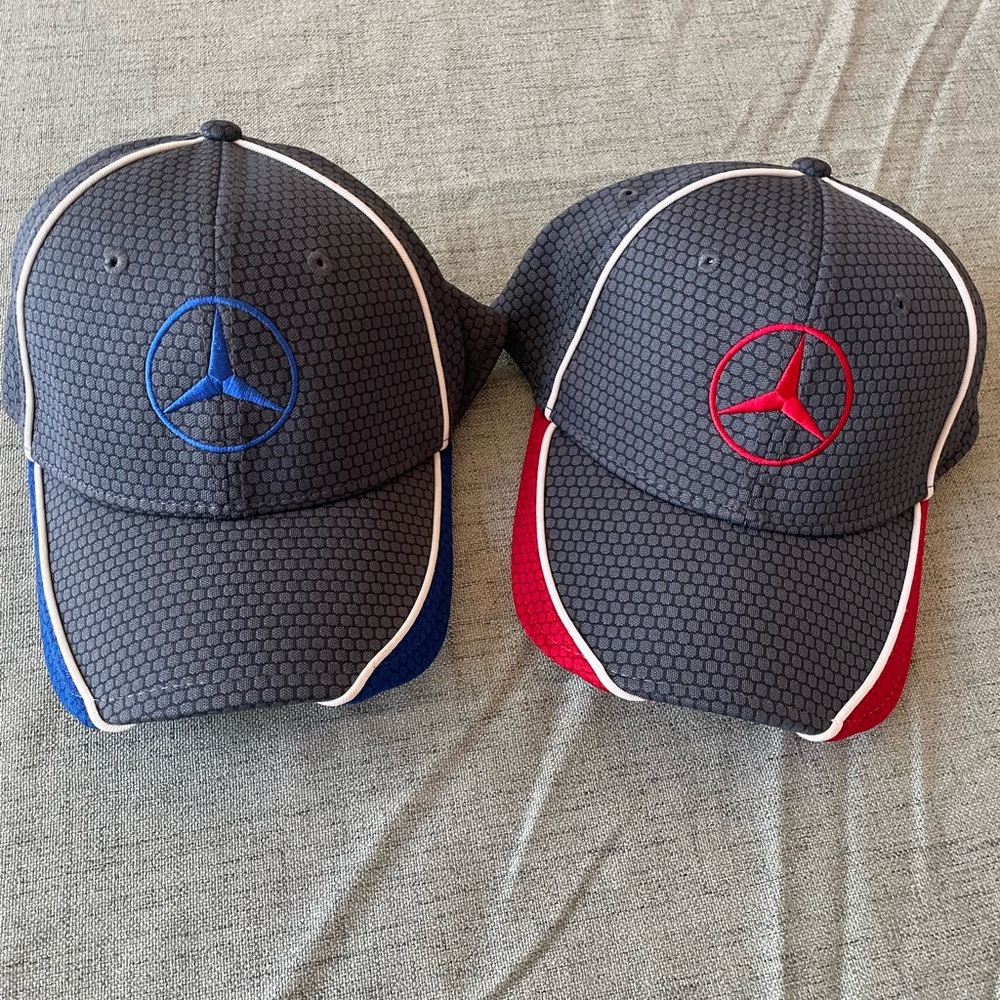 New Era Blue and Black Cap